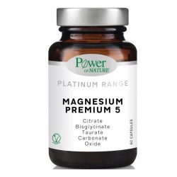 Power of Nature Platinum Range Magnesium Premium 5, 60caps